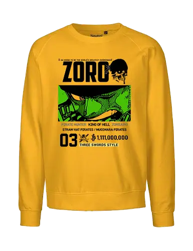Pirate Hunter - anime, manga, piece, pirate, hunter - Fairtrade Sweatshirt
