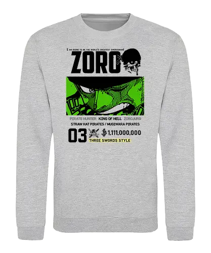 Pirate Hunter - anime, manga, piece, pirate, hunter - Sweatshirt