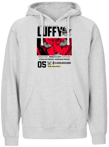 Pirate King - piece, pirate, anime, manga - Fairtrade Hoodie