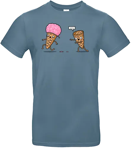 Empty Cone! - cone, eis, brains, zombie - Standard T-Shirt
