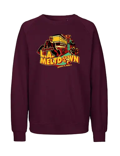 L.A. Meltdown - duke, nukem, gaming, shooter - Fairtrade Sweatshirt