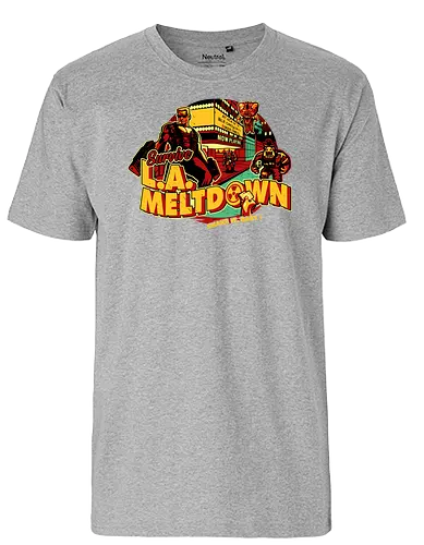L.A. Meltdown - duke, nukem, gaming, shooter - Fairtrade T-Shirt
