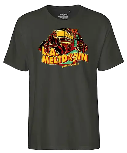 L.A. Meltdown - duke, nukem, gaming, shooter - Fairtrade T-Shirt