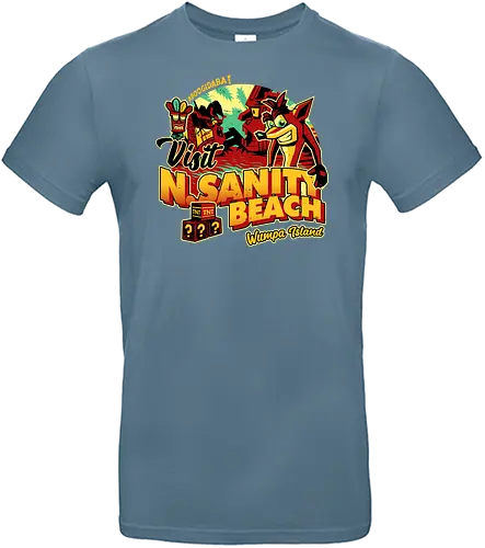 N. sane Beach - gaming, crash - Standard T-Shirt