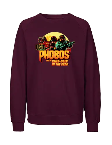 Visit Phobos - phobos, doom, moon, mond, gaming - Fairtrade Sweatshirt