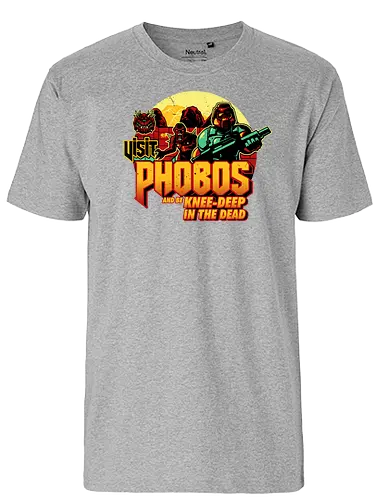 Visit Phobos - phobos, doom, moon, mond, gaming - Fairtrade T-Shirt