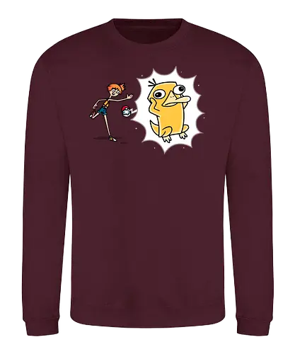 Psyplatypus - pocket, monster, platypus, schnabeltier - Sweatshirt