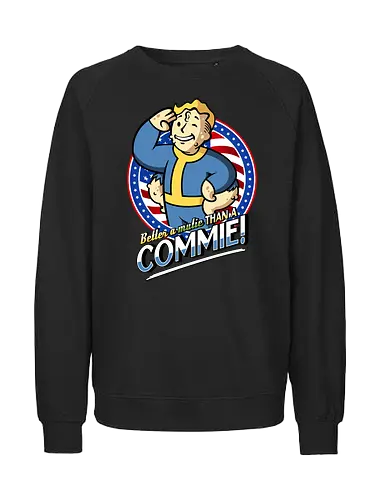 Better a Mutie - fallout, gaming, vault, boy - Fairtrade Sweatshirt