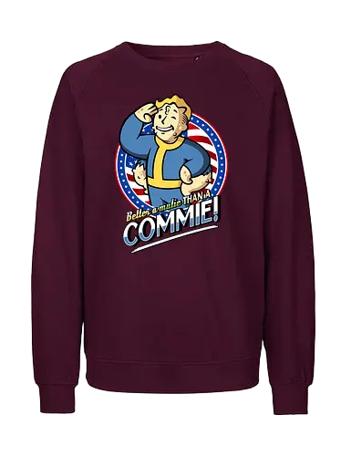 Better a Mutie - fallout, gaming, vault, boy - Fairtrade Sweatshirt