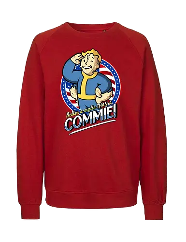 Better a Mutie - fallout, gaming, vault, boy - Fairtrade Sweatshirt