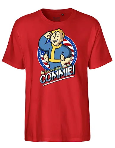 Better a Mutie - fallout, gaming, vault, boy - Fairtrade T-Shirt