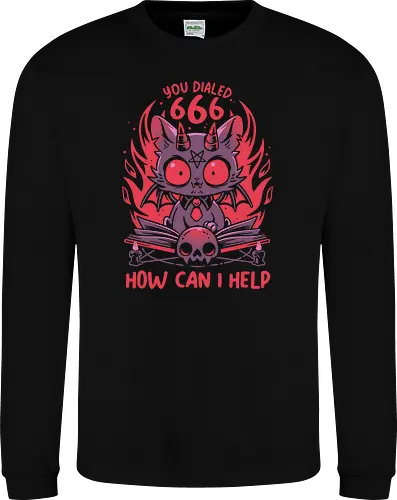 Satanic Support Cat
