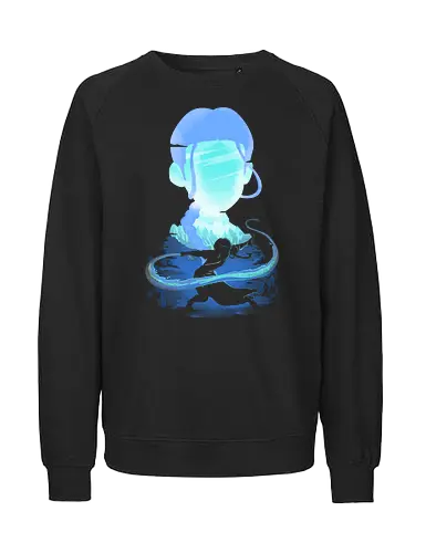 Water and Ice - water, bending, elemente, cartoon - Fairtrade Sweatshirt