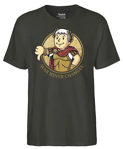 Emperor Boy - vault, roman empire, caesar, fallout, gaming - Fairtrade T-Shirt