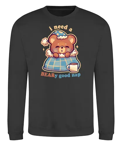 Beary Good Nap - bär, nap, schlafen, bear - Sweatshirt