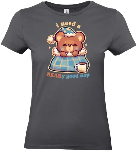 Beary Good Nap - bär, nap, schlafen, bear - Standard T-Shirt (Frauen)
