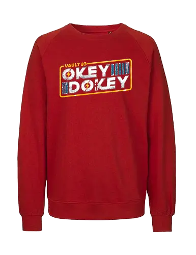 Okey Dokey - vault, fallout, gaming, tv - Fairtrade Sweatshirt