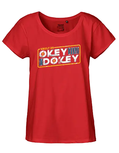 Okey Dokey - vault, fallout, gaming, tv - Fairtrade Girl Shirt