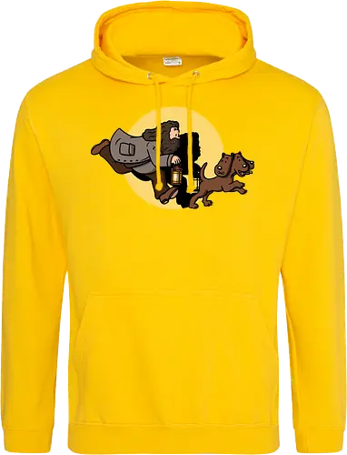 The Adventures of Rubeus - mashup, comic, tim, witchcraft, magic - Standard Hoodie