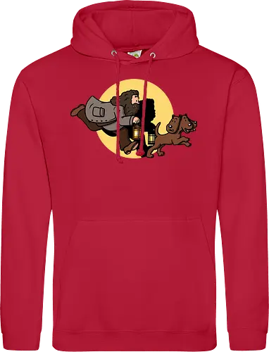 The Adventures of Rubeus - mashup, comic, tim, witchcraft, magic - Standard Hoodie