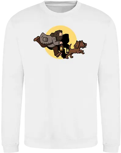The Adventures of Rubeus - mashup, comic, tim, witchcraft, magic - Sweatshirt