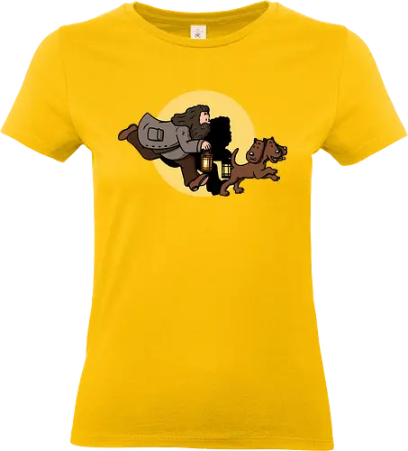 The Adventures of Rubeus - mashup, comic, tim, witchcraft, magic - Standard T-Shirt (Frauen)