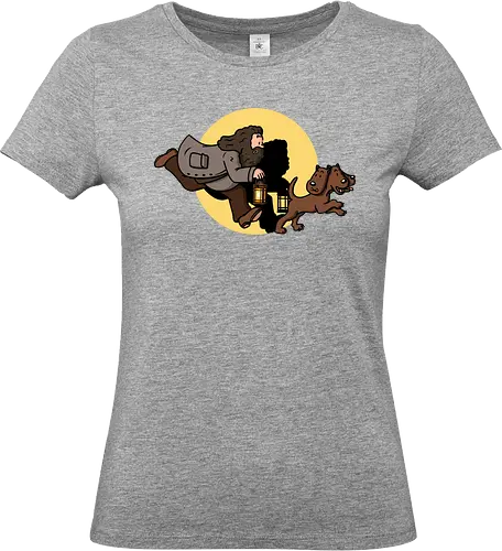 The Adventures of Rubeus - mashup, comic, tim, witchcraft, magic - Standard T-Shirt (Frauen)