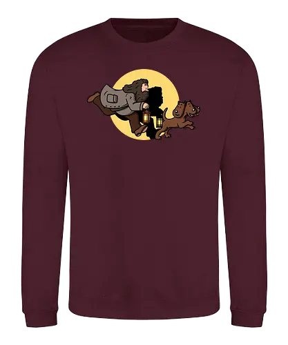 The Adventures of Rubeus - mashup, comic, tim, witchcraft, magic - Sweatshirt