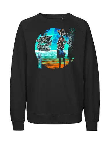 Pirate orb - Ship, Luffy - Fairtrade Sweatshirt