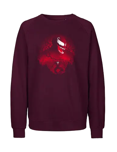 Red symbiote landscape - Symbioteous - Fairtrade Sweatshirt