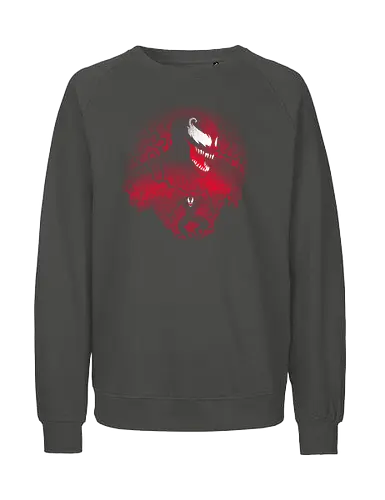Red symbiote landscape - Symbioteous - Fairtrade Sweatshirt