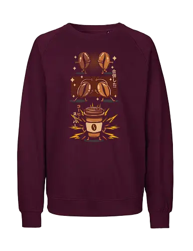 Funny Coffee Fusion - Cappuccino, Bn - Fairtrade Sweatshirt
