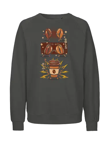 Funny Coffee Fusion - Cappuccino, Bn - Fairtrade Sweatshirt