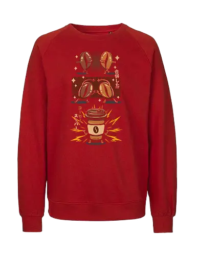 Funny Coffee Fusion - Cappuccino, Bn - Fairtrade Sweatshirt