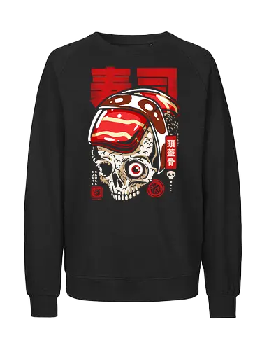 Skull Sushi - Japan, Fish - Fairtrade Sweatshirt