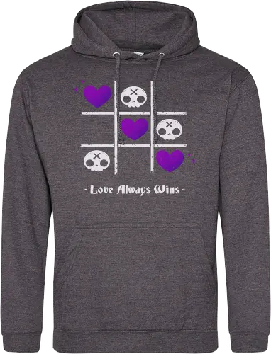 Love Always Wins Creepy Cute Skull