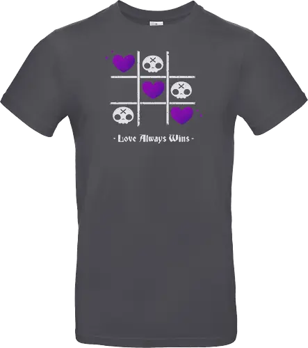 Love Always Wins Creepy Cute Skull