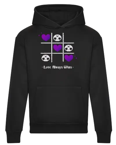 Love Always Wins Creepy Cute Skull