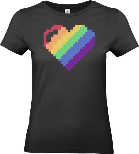Rainbow Pixel Heart Game