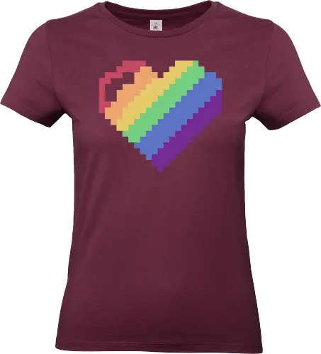 Rainbow Pixel Heart Game