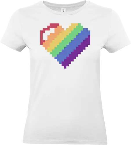 Rainbow Pixel Heart Game