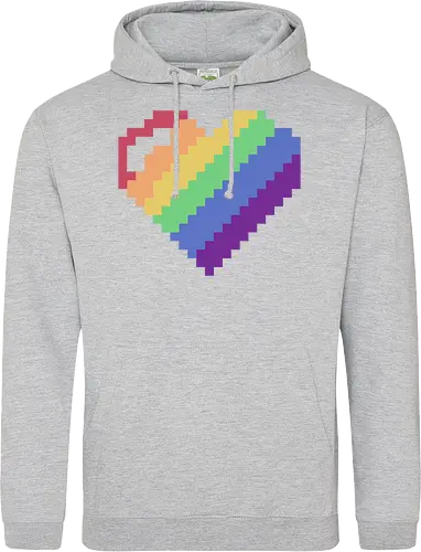 Rainbow Pixel Heart Game