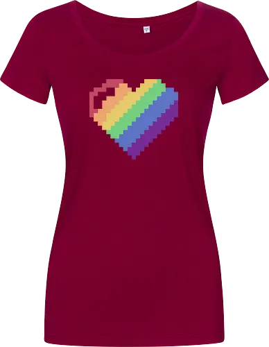 Rainbow Pixel Heart Game