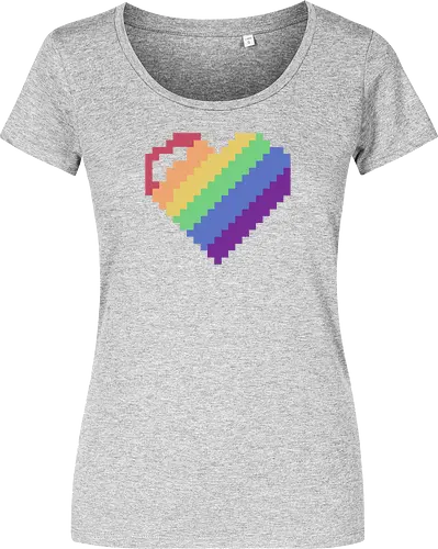 Rainbow Pixel Heart Game