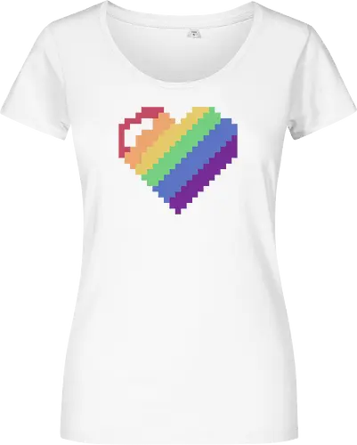 Rainbow Pixel Heart Game