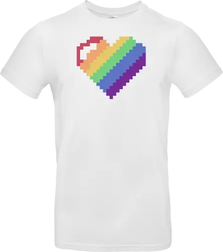 Rainbow Pixel Heart Game