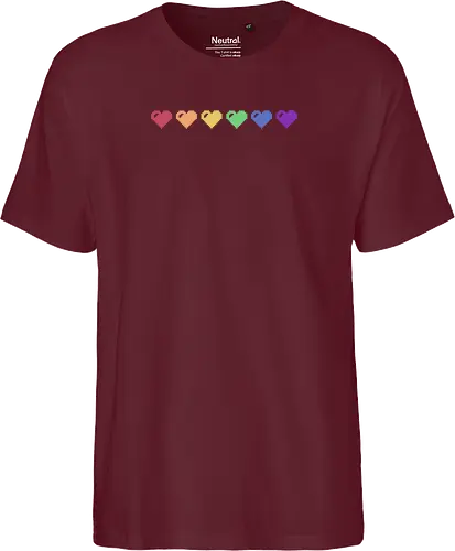 Rainbow Pixel Hearts