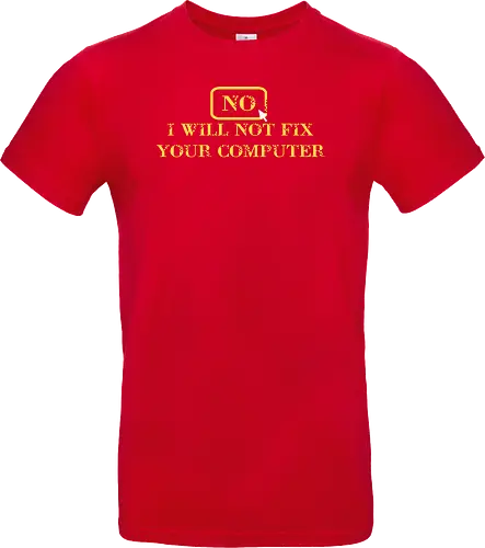 No, I will not fix