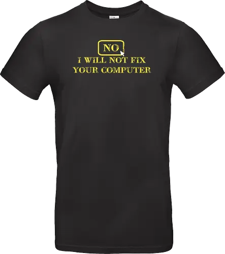 No, I will not fix