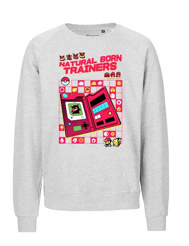 Natural Born Trainers - pocket, monster, starter, gaming - Fairtrade Sweatshirt